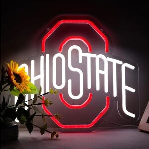 NEW Ohio State University Neon Sign by Pugna 13.39" x 12.2" LED Wall Sign OSU